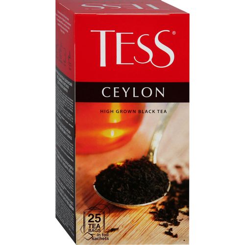 Чай черный Tess Ceylon в пакетиках 25 шт  - передать осужденному в СИЗО, ИК, КП, ЛИУ, Тюрьмы