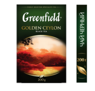 Чай черный Greenfield Golden Ceylon листовой  - передать осужденному в СИЗО, ИК, КП, ЛИУ, Тюрьмы